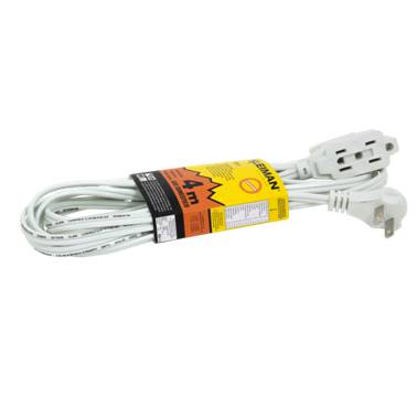 EXTENSION ELECTRICA USO DOMESTICO CAL.16 127V 6.00M BLANCO KLEY