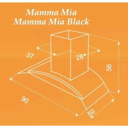 CAMPANA MAMMA MIA ACERO TOUCH 110V 60H 190W AXCENT