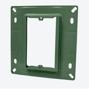 SOBRETAPA CUADRADA PVC CONDUIT 019MM 3/4" VERDE