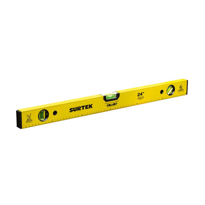 NIVEL MAGNETICO ALUMINIO 24" SURTEK