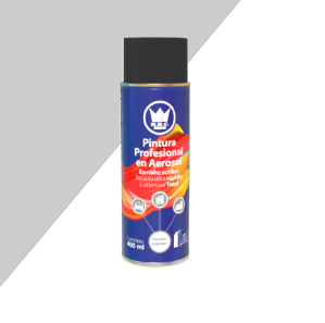 PINTURA AEROSOL ACRILICA  COLOR NEGRO MATE 400 ML CORONA