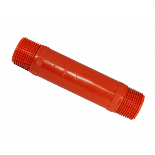 NIPLE LISO  POLIPROPILENO ROSCADO 10.00CM 025MM 1" MARRON POLIMEX