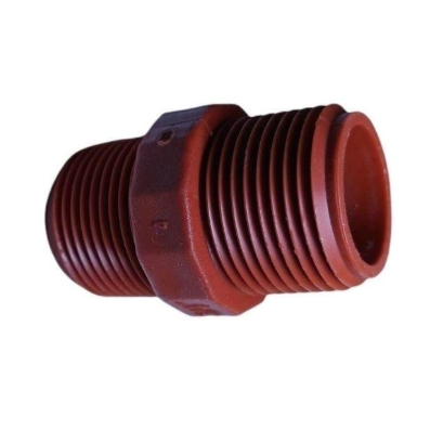 NIPLE TUERCA POLIPROPILENO ROSCADO 025MM 1" MARRON POLIMEX