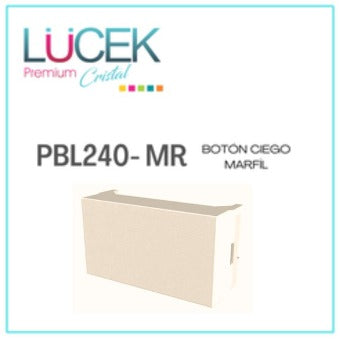 MODULO CIEGO 1V MARFIL LUCEK