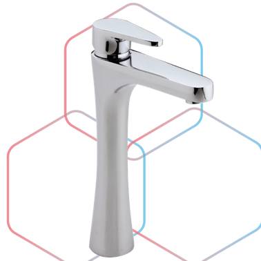 MONOMANDO LAVABO ALTO SCTRA DECO CROMO PROYECTA
