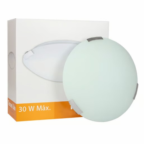 LUMINARIO REDONDO SOBREPONER TECHO E27X2 100-240V MARE SATINADO TECNOLITE