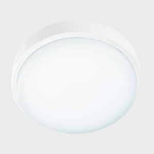 LUMINARIO REDONDO SOBREPONER TECHO LED 18W 100-240V IP65 6500K 1500LM LACERTA I BLANCO TECNOLITE