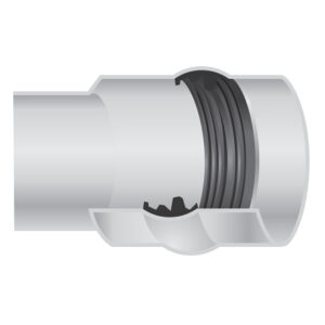 TUBO PVC HIDRAULICO CAMPANA RD-26 150MM 6" 6.00M BLANCO