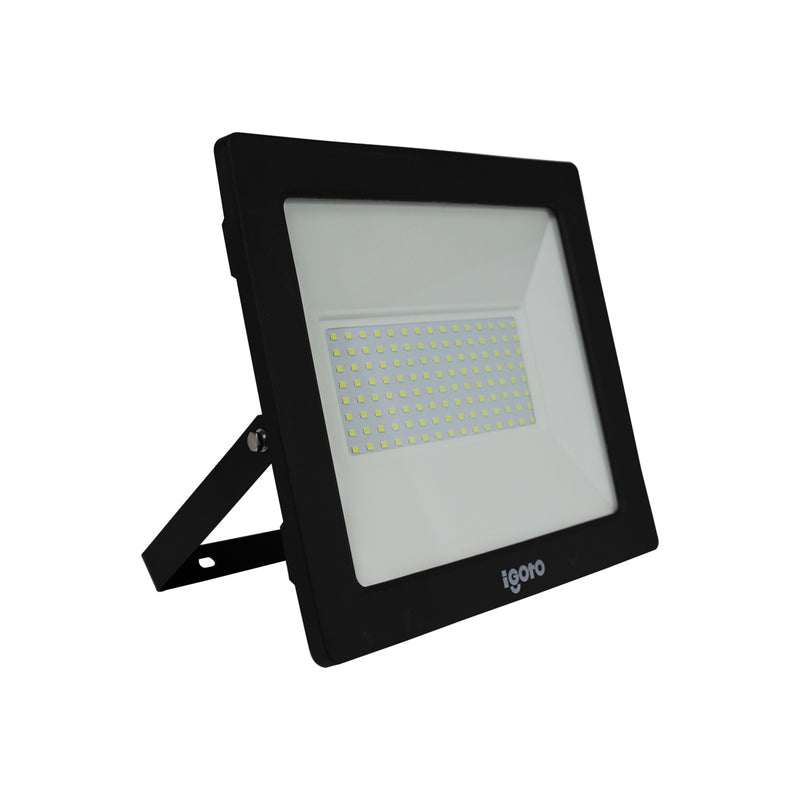 REFLECTOR LED 100W 100-240V IP65 6500K 10000LM 30000H NEGRO IGOTO