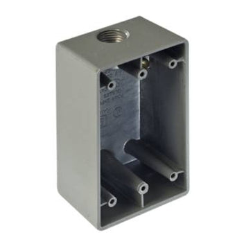 CAJA CONEXION RECTANGULAR FS 12.7MM(1/2) RAWELT — Tubos y Conexiones