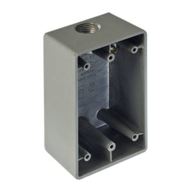 CAJA CONEXION RECTANGULAR FS 12.7MM(1/2) RAWELT — Tubos y Conexiones
