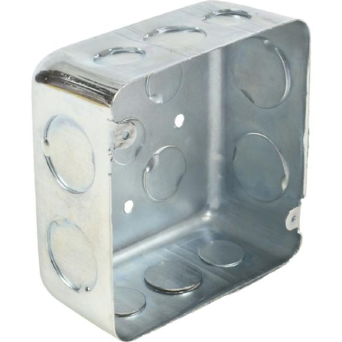 CAJA CUADRADA GALVANIZADA 025MM 1" 5X5 TAMSA