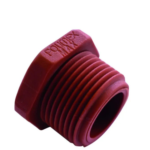 TAPON MACHO POLIPROPILENO ROSCADO 051MM 2" MARRON POLIMEX
