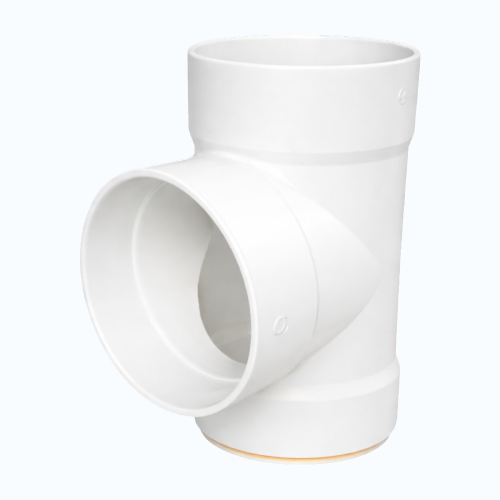 TEE PVC SANITARIO CEMENTAR 150MM 6" BLANCO