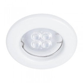 LUMINARIO REDONDO EMPOTRAR TECHO GX5.3 100-240V ALEZIO BLANCO TECNOLITE