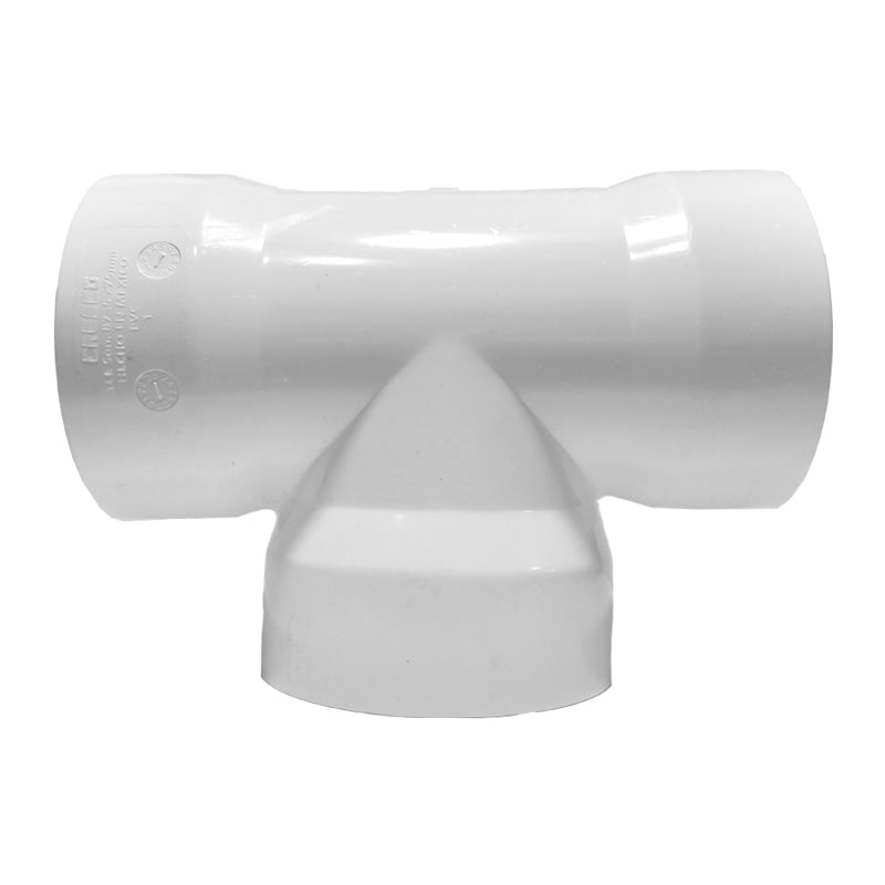 TEE PVC SANITARIO CEMENTAR 100MM 4" BLANCO