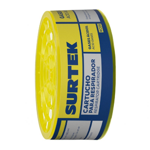 CARTUCHO PARA RESPIRADOR CON PROTECCION PARA GASES ACIDOS SURTEK