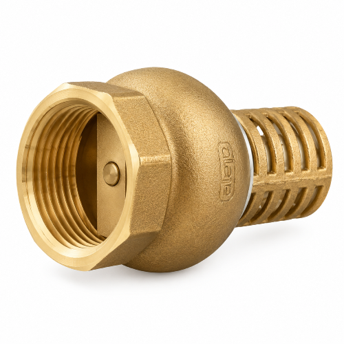 VALVULA PICHANCHA CUERPO Y CANASTILLA DE LATON 032MM 11/4" ALAN