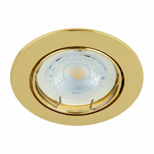 LUMINARIO REDONDO EMPOTRAR TECHO GX5.3 100-240V ANDORA ORO TECNOLITE