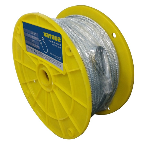 CABLE DE ACERO FLEXIBLE 1/8 X 76M SURTEK