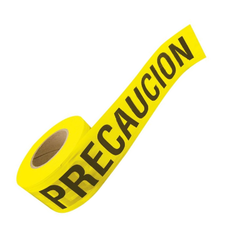 CINTA PARA BARRICADA PRECAUCION ANCHO 3" DE 100 M SURTEK