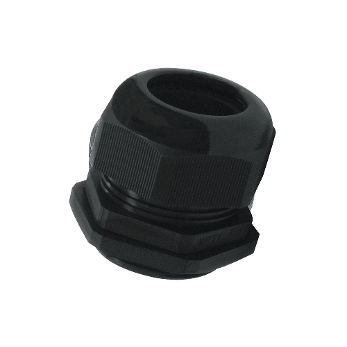 CONECTOR GLANDULA PLASTICO NEGRO CONTRATUERCA PLASTICO 013MM 1/2