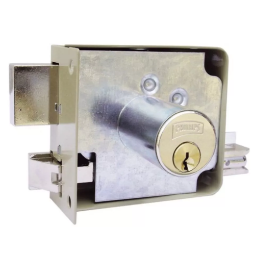 CERRADURA SOBREPONER 715 INSTAFACIL DERECHA BEIGE 11/2 CAJA PHILLIPS