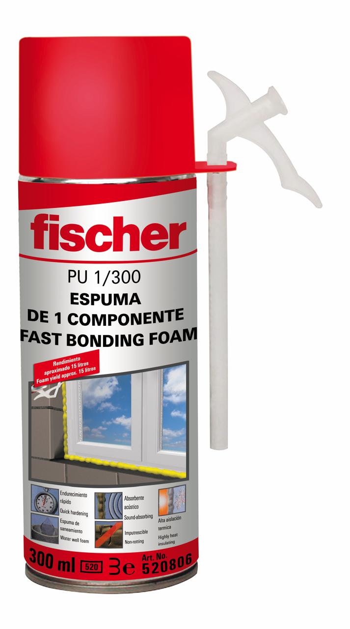 ESPUMA DE POLIURETANO 300ML FISCHER