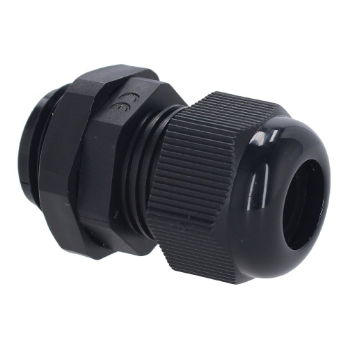 CONECTOR GLANDULA PLASTICO NEGRO CONTRATUERCA PLASTICO 013MM 1/2