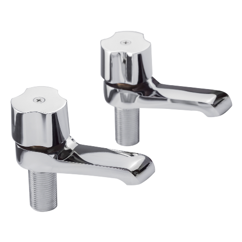 JUEGO LLAVE INDIVIDUAL PARA LAVABO CON MANERAL CROMO DICA