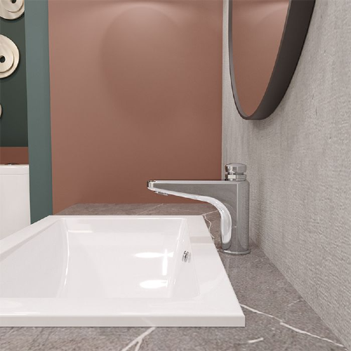 LLAVE ECONOMIZADORA AUTOMATICA ANTIBACTERIAL CROMO HELVEX