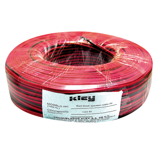 CABLE BICOLOR BOCINA 2X22 100m KLEY