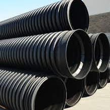 TUBO PEAD CORRUGADO ALCANTARILLADO CAMPANA 150MM 6" 6.00M NEGRO