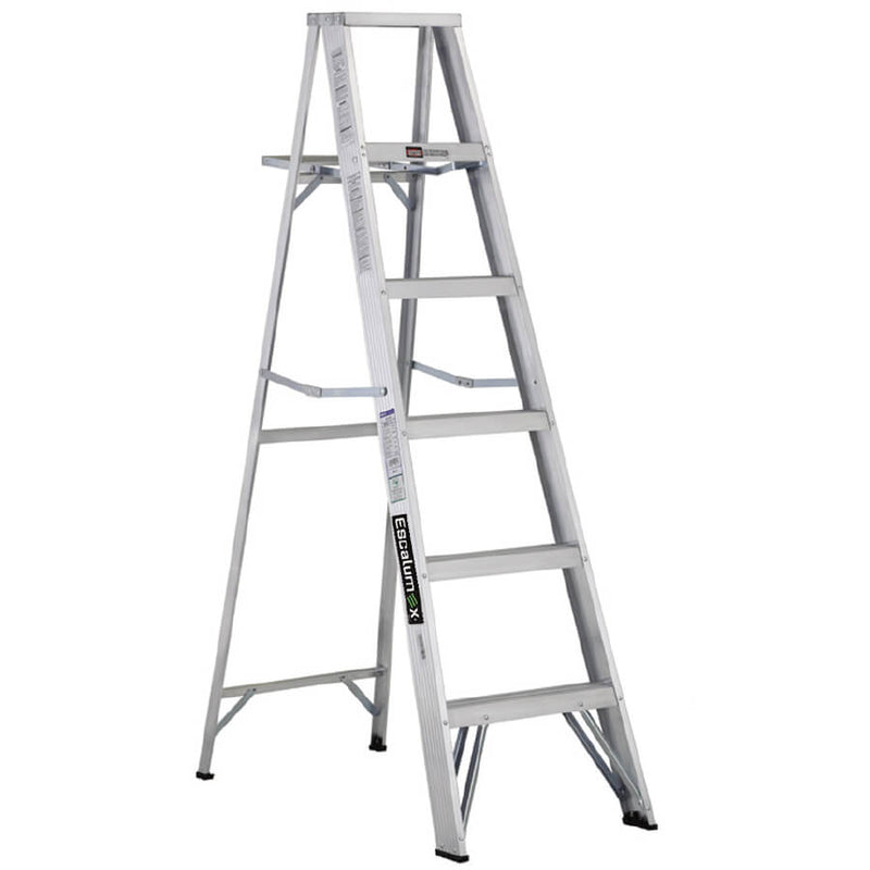 ESCALERA ALUMINIO TIJERA SENCILLA 1.52M 4 PELDAÑOS ESCALUMEX