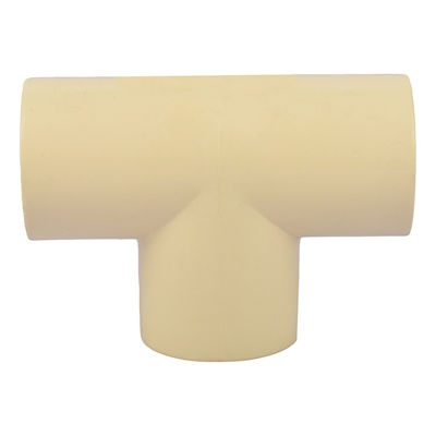 TEE CPVC CEMENTAR 013MM 1/2" BEIGE GENERICO