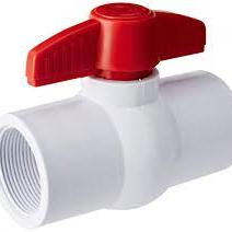 VALVULA ESFERA PVC HIDRAULICO ROSCABLE C-40 235LBS 013MM 1/2" BLANCO